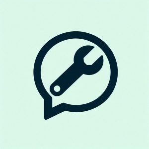 Chat bubble wrench