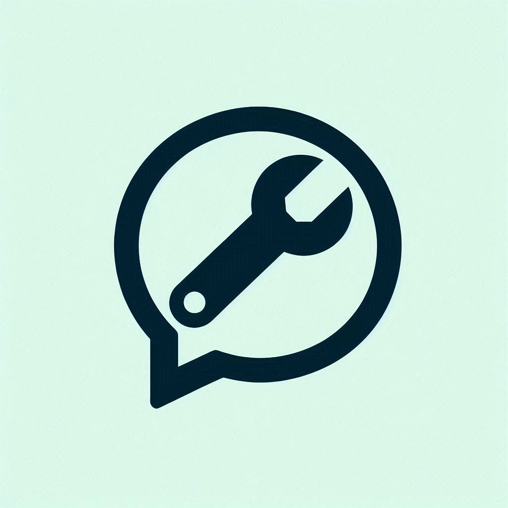 Chat bubble wrench