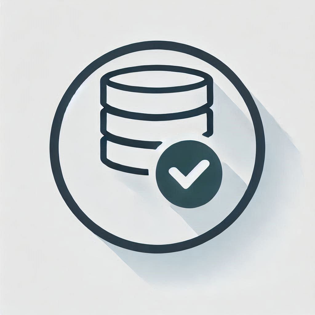 Database with Checkmark