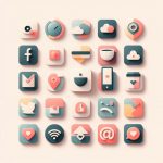 Social Media Icons Cluster