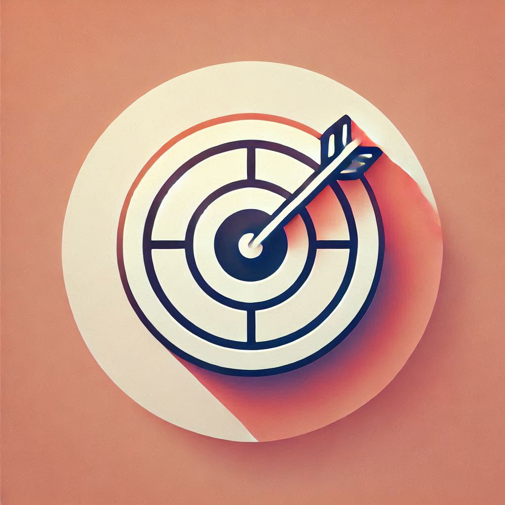 arrow pointing to a target