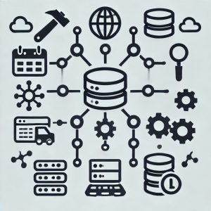 database icon linked to multiple tools