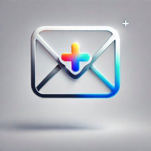 envelope with a plus sign