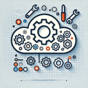 gear inside a cloud