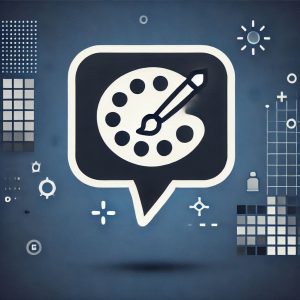 speech bubble with an image icon