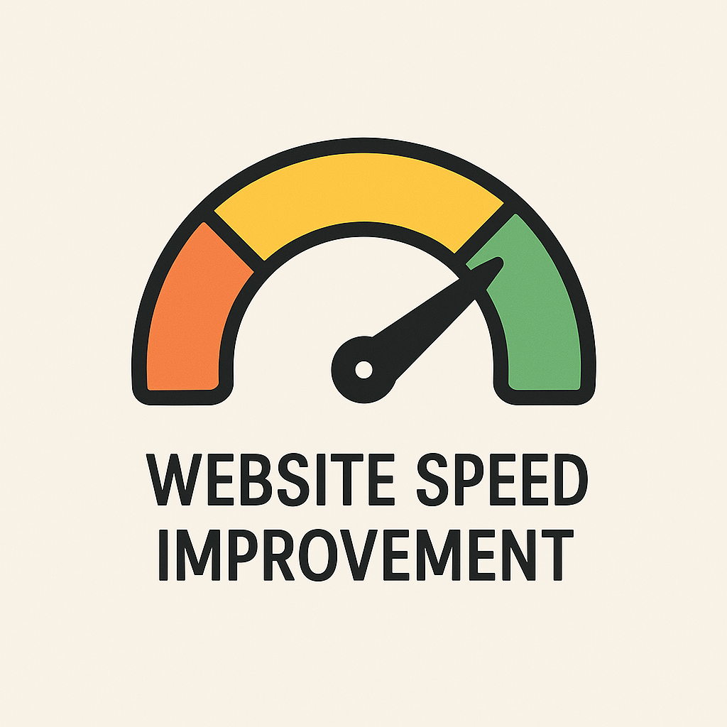 a website speedometer or loading gauge